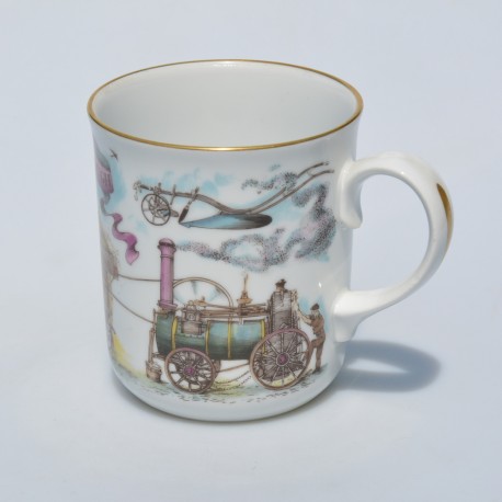 Porcelánový hrnček God Speed the Plough, Royal Worcester England 330 ml