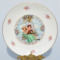 Porcel&aacute;nov&yacute; tanier Christmas 1981, Coalport 23 cm