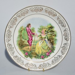 Porcelánový tanier Dáma 