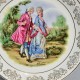 Porcelánový tanier Dáma a gavalier