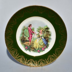 Porcelánový tanier Dáma a gavalier