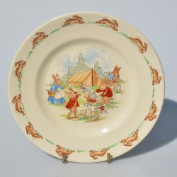 Zberateľský porcelánový tanier Bunnykins, ROYAL DOULTON 20,5 cm