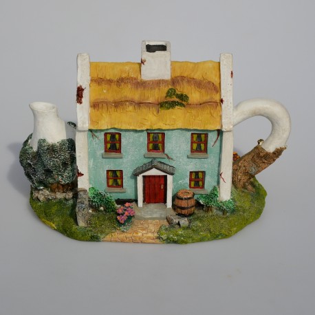 Zberateľský čajník -domček TellTale Teapot -Paddy, 13x18,5x11 cm