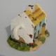 Zberateľský čajník -domček TellTale Teapot -Paddy, 13x18,5x11 cm