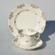 Starožitný porcelánový trojset Kvietky, 200 ml