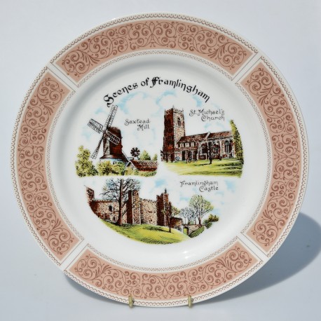 Starý tanier z kameniny - Mlyn, Grindley, Liverpool 25 cm