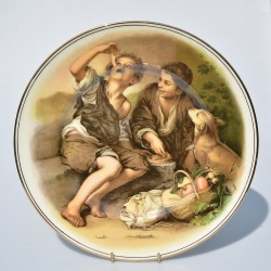 Porcelánový tanier The Beggar Boys, Murillo, 27 cm