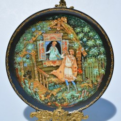 Porcelánový tanier Snehulienka