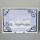 3D vianočná pohľadnica s obálkou, nová, Zimná krajinka 21x15 cm, scrapbooking
