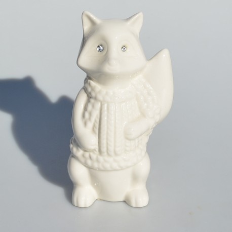 Porcelánová soška Líška