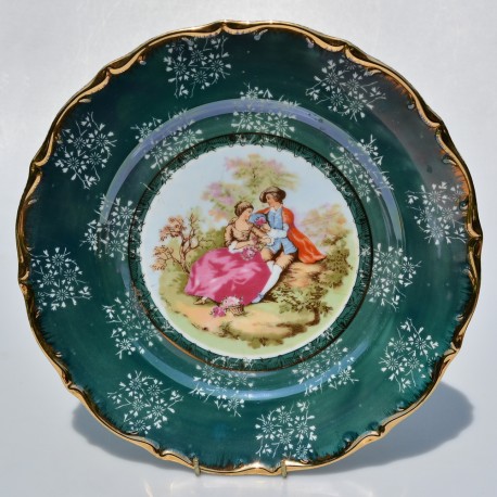 Porcelánový tanier Dáma a gavalier 