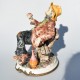 Starožitná ťažká porcelánová soška 
