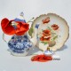  Starožitný porcelánový tanier