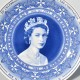 Keramický tanier Queen Elizabeth II.