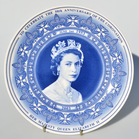 Keramický tanier Queen Elizabeth II.