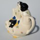 Zberateľský porcelánový čajník 
