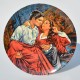Zberateľský porcelánový tanier Odviate vetrom 