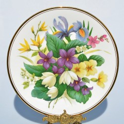 Porcelánový tanier Jarné kvety
