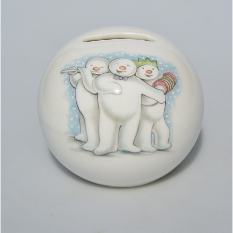 Porcelánová sporiteľnička Snowman 