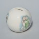Porcelánová sporiteľnička Snowman 
