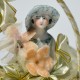Half Doll - porcelánová POLOVIČNÁ bábika / soška